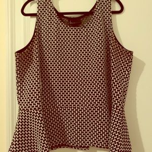 Lane Bryant Peplum Top Size 22/24